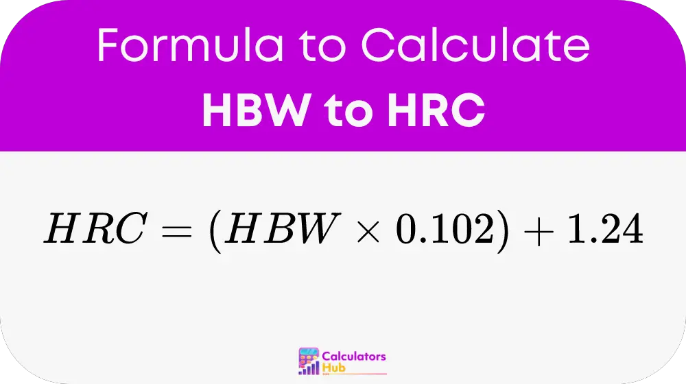HBW 为 HRC