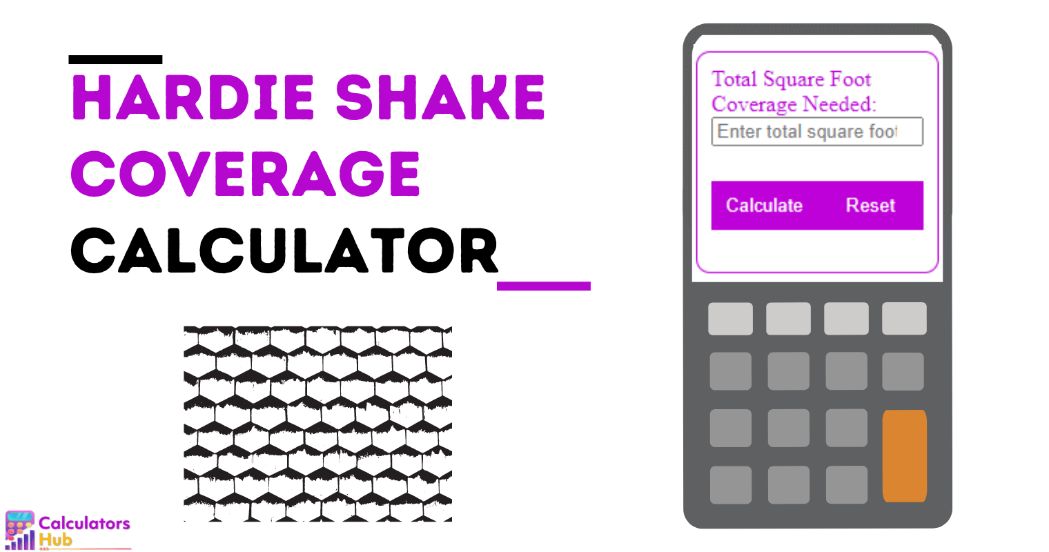 Hardie Shake Coverage Calculator