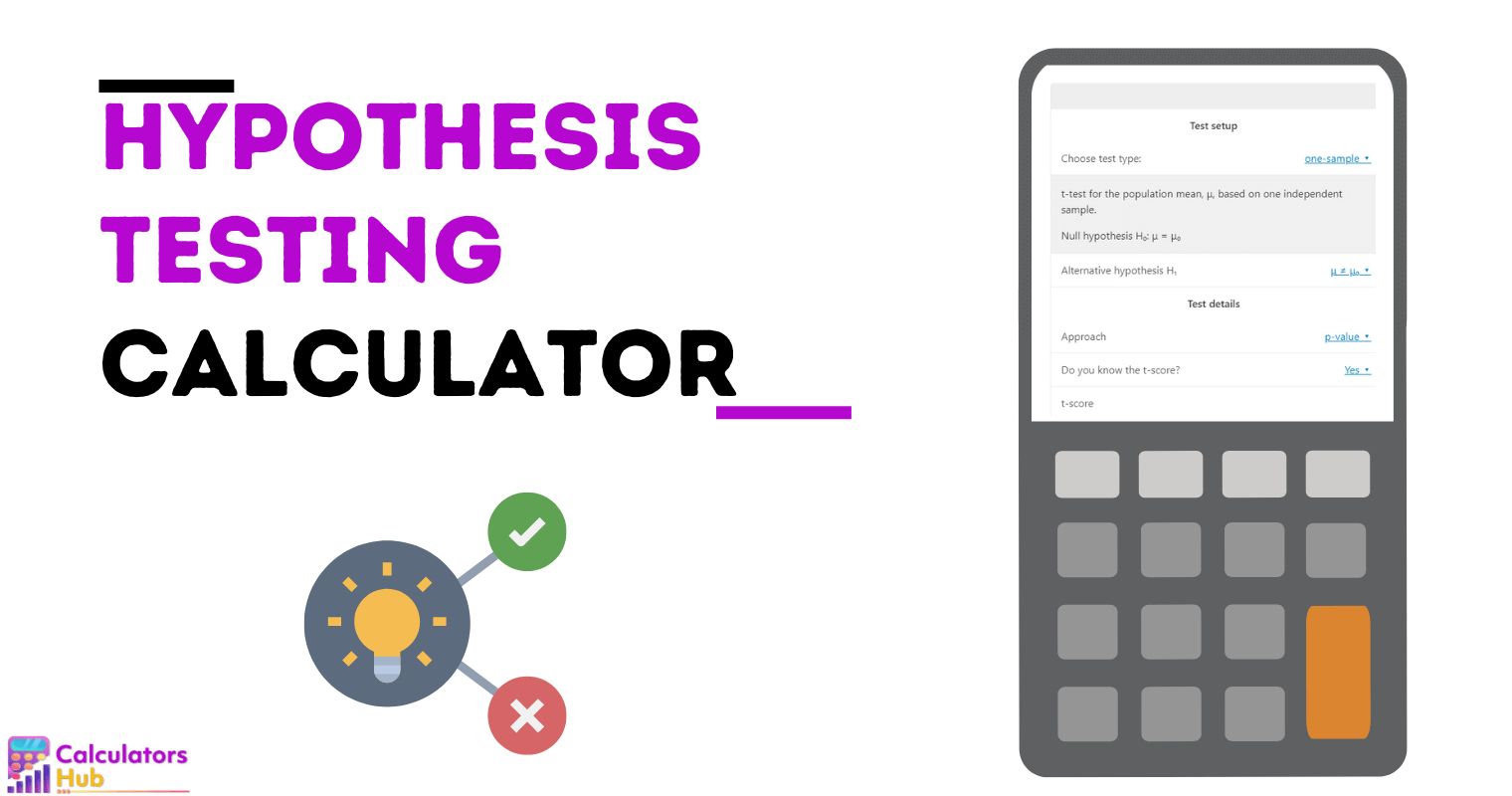 Hypothesis Testing Calculator