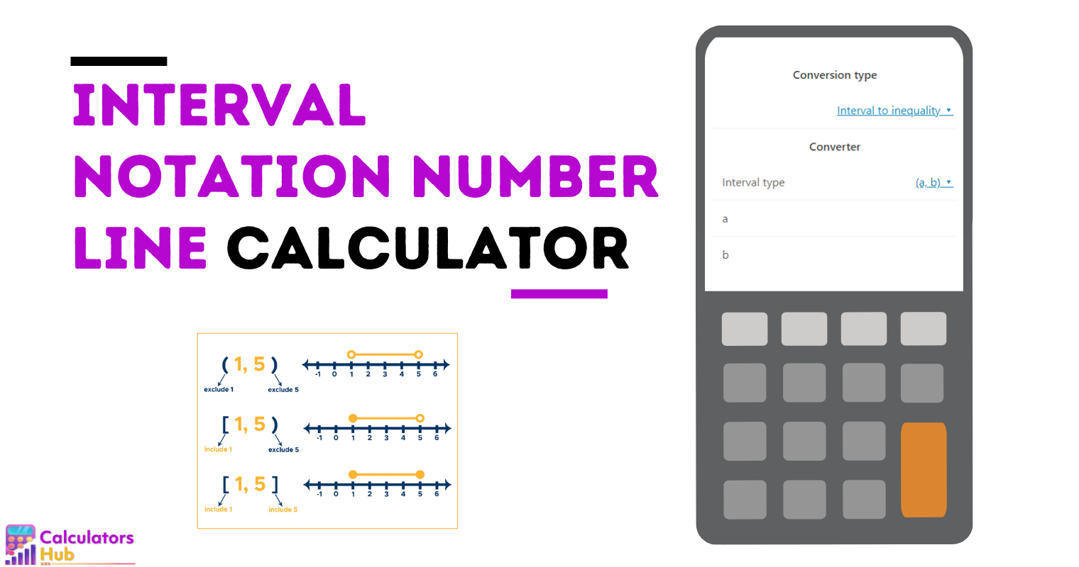 Interval Notation Number Line Calculator