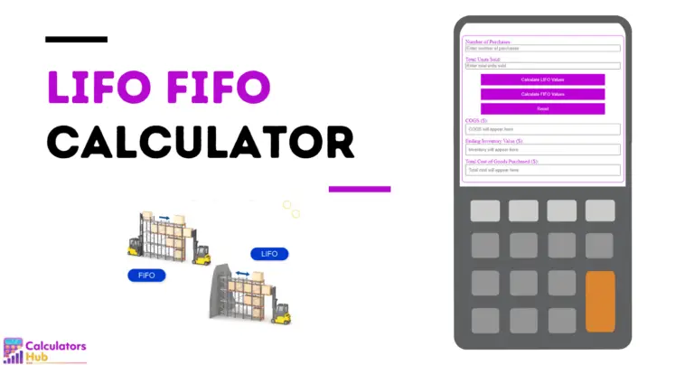 LIFO FIFO Calculator