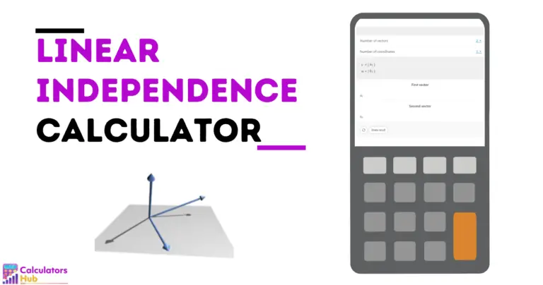 Linear Independence Calculator