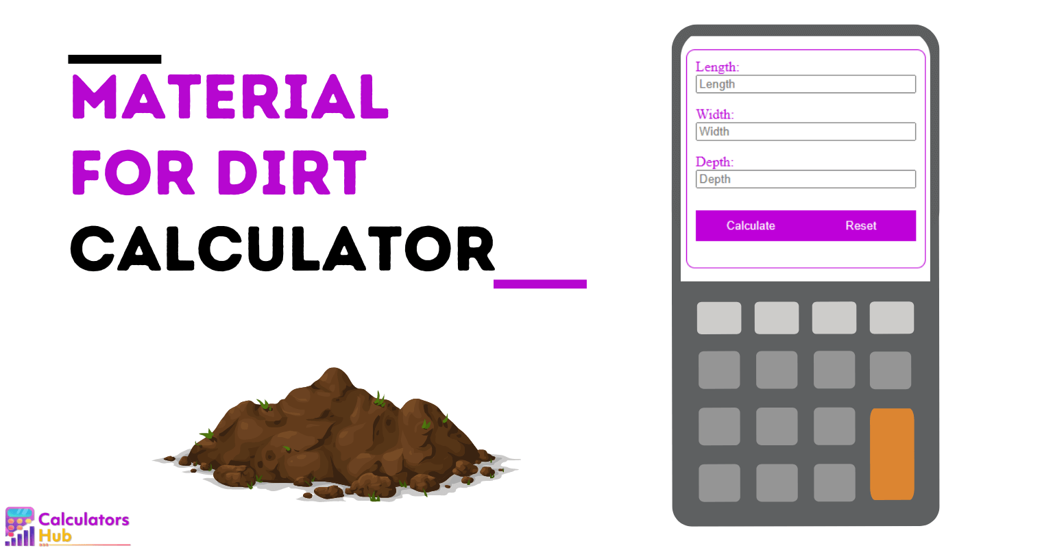 Material Calculator For Dirt