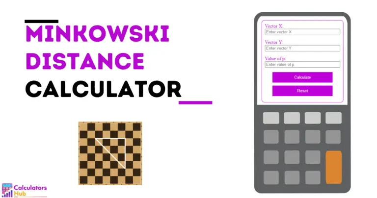 Minkowski Distance Calculator