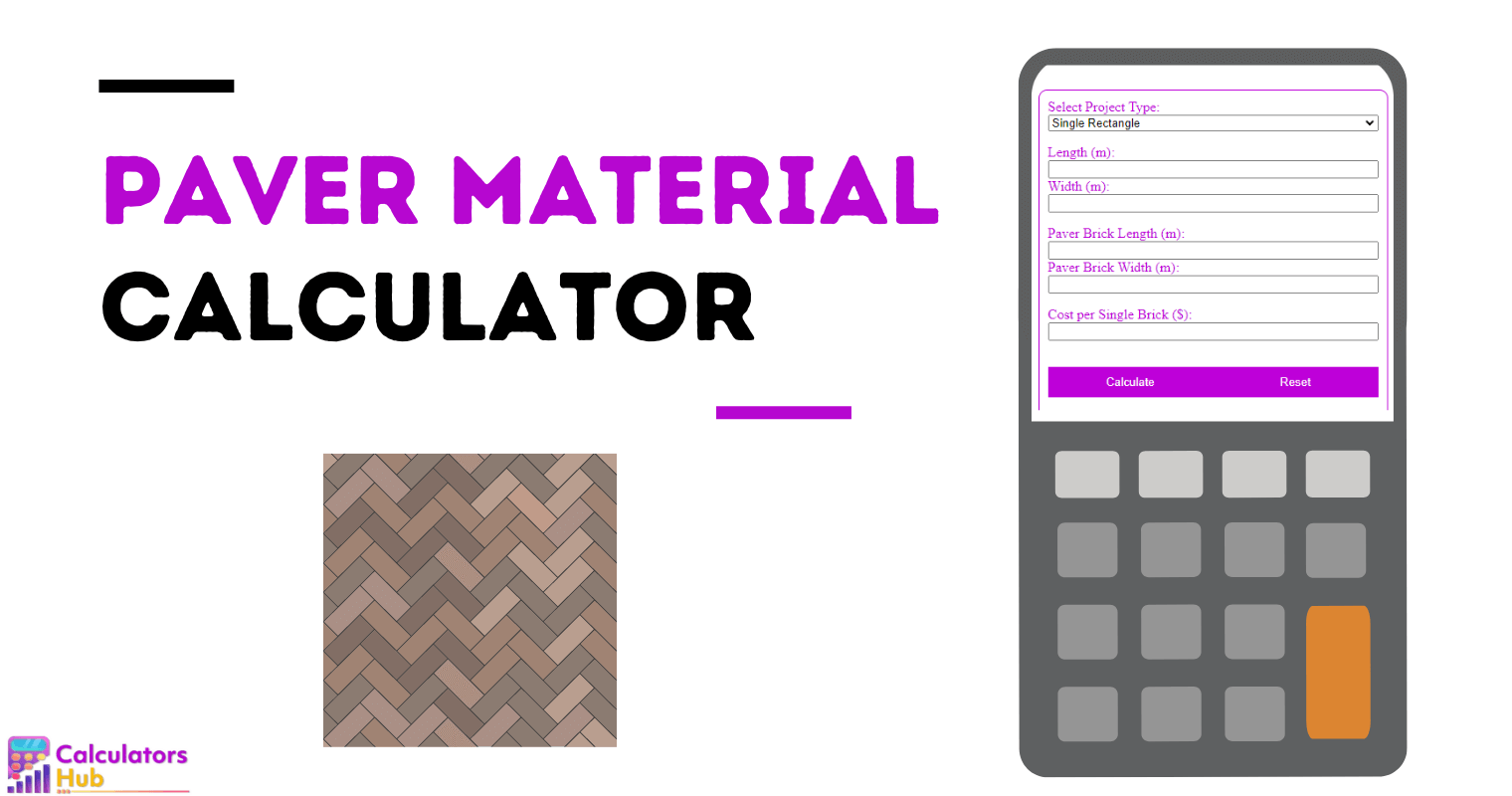 Paver Material Calculator