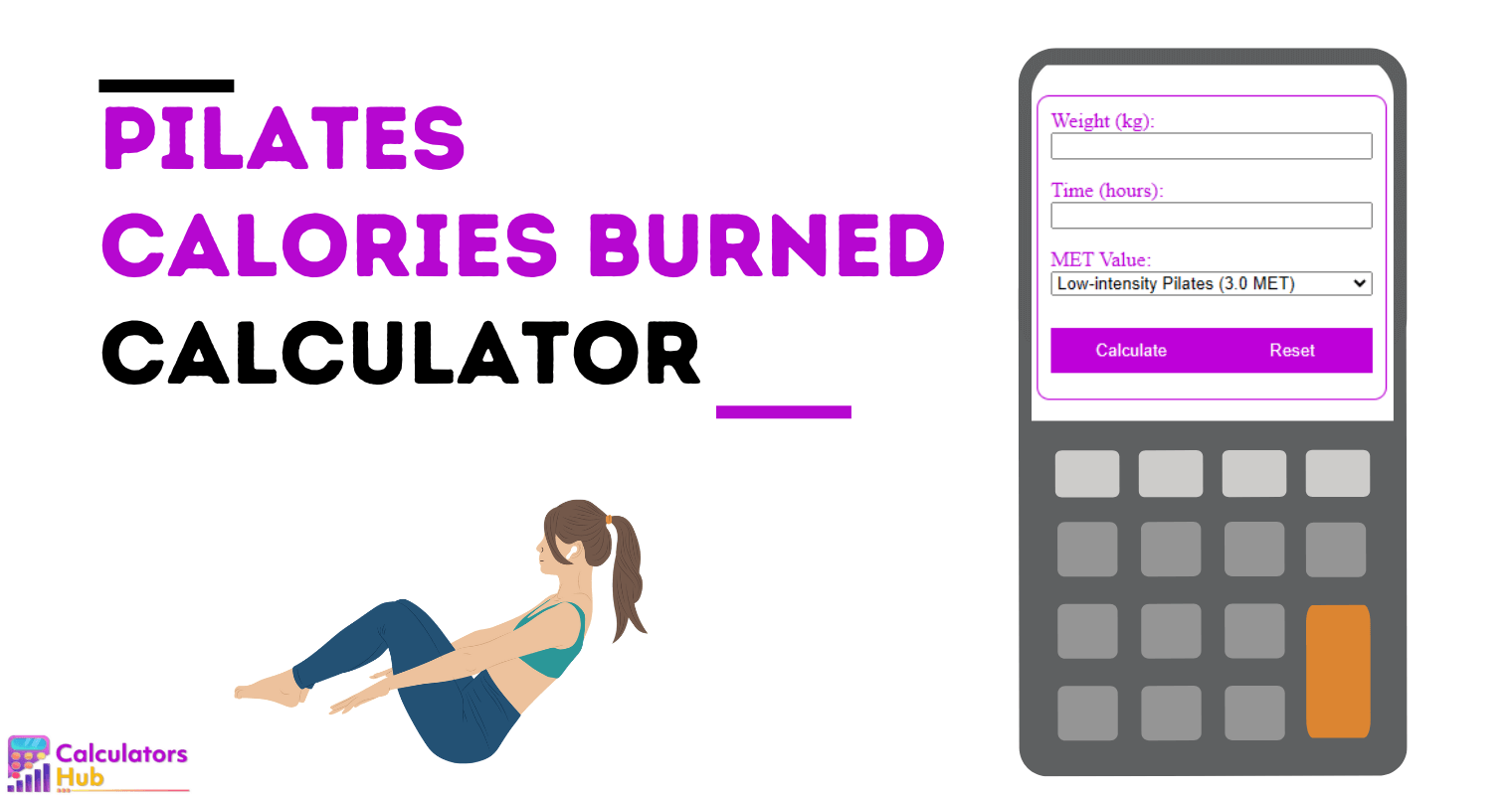 Pilates Calories Burned Calculator