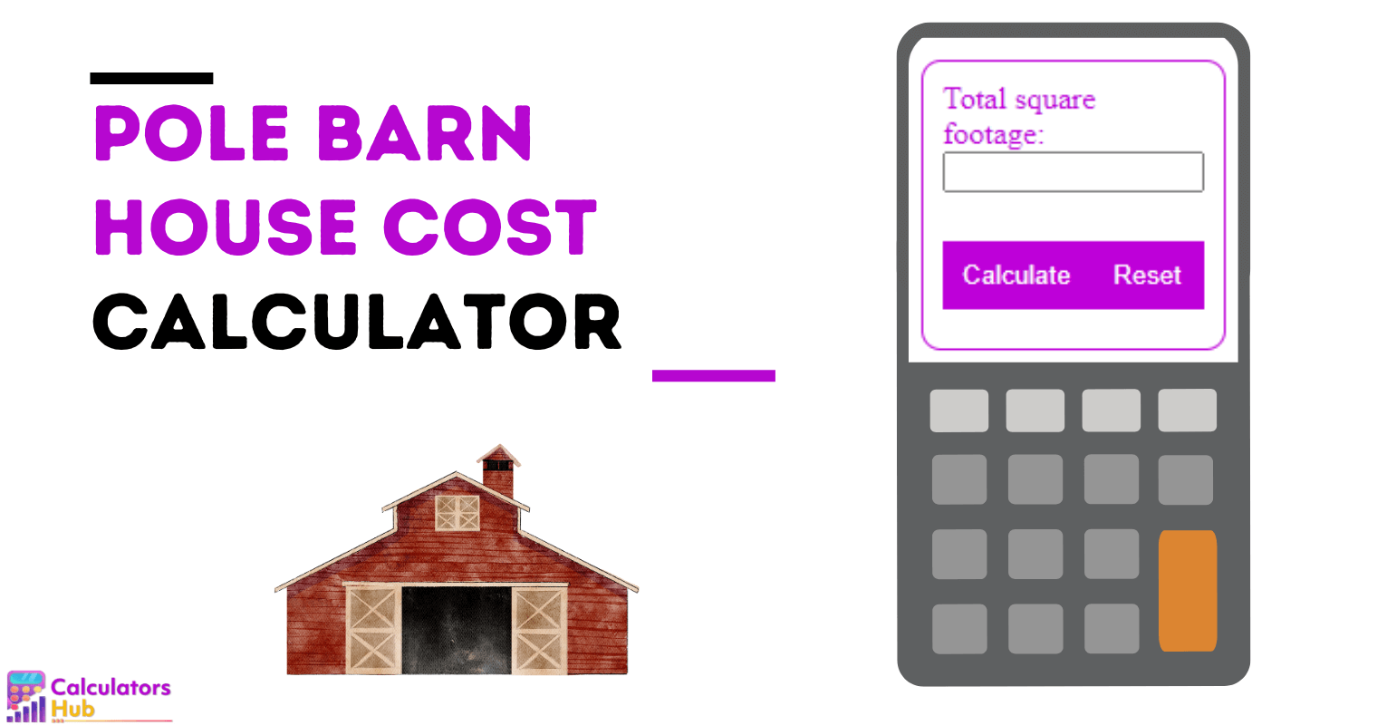 Pole Barn House Cost Calculator