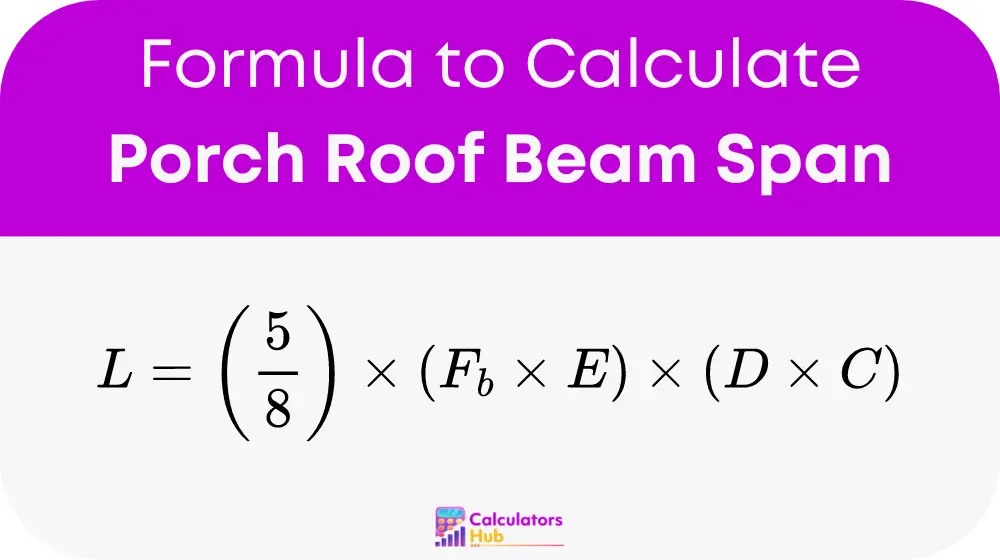 Porch Roof Beam Span