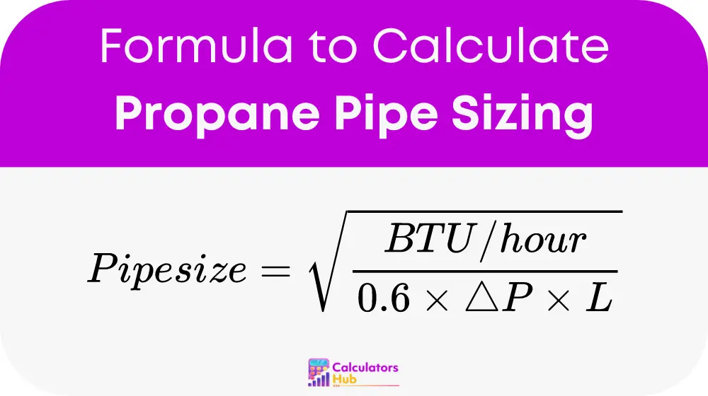 Propane Pipe Sizing