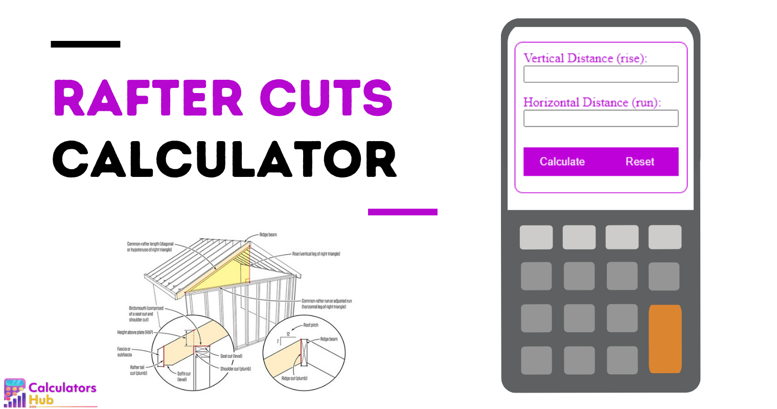 Rafter Cuts Calculator