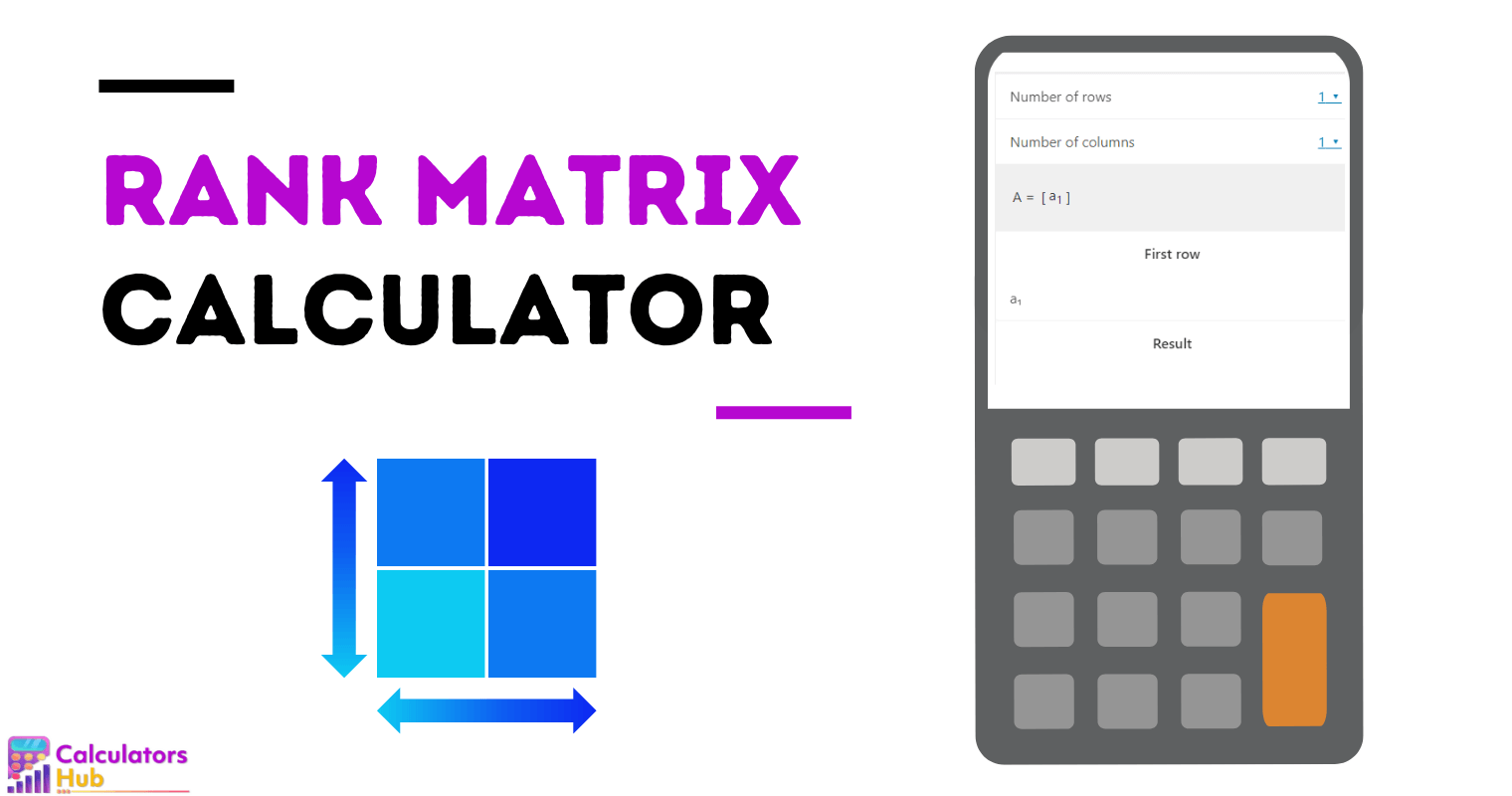 Rank Matrix Calculator