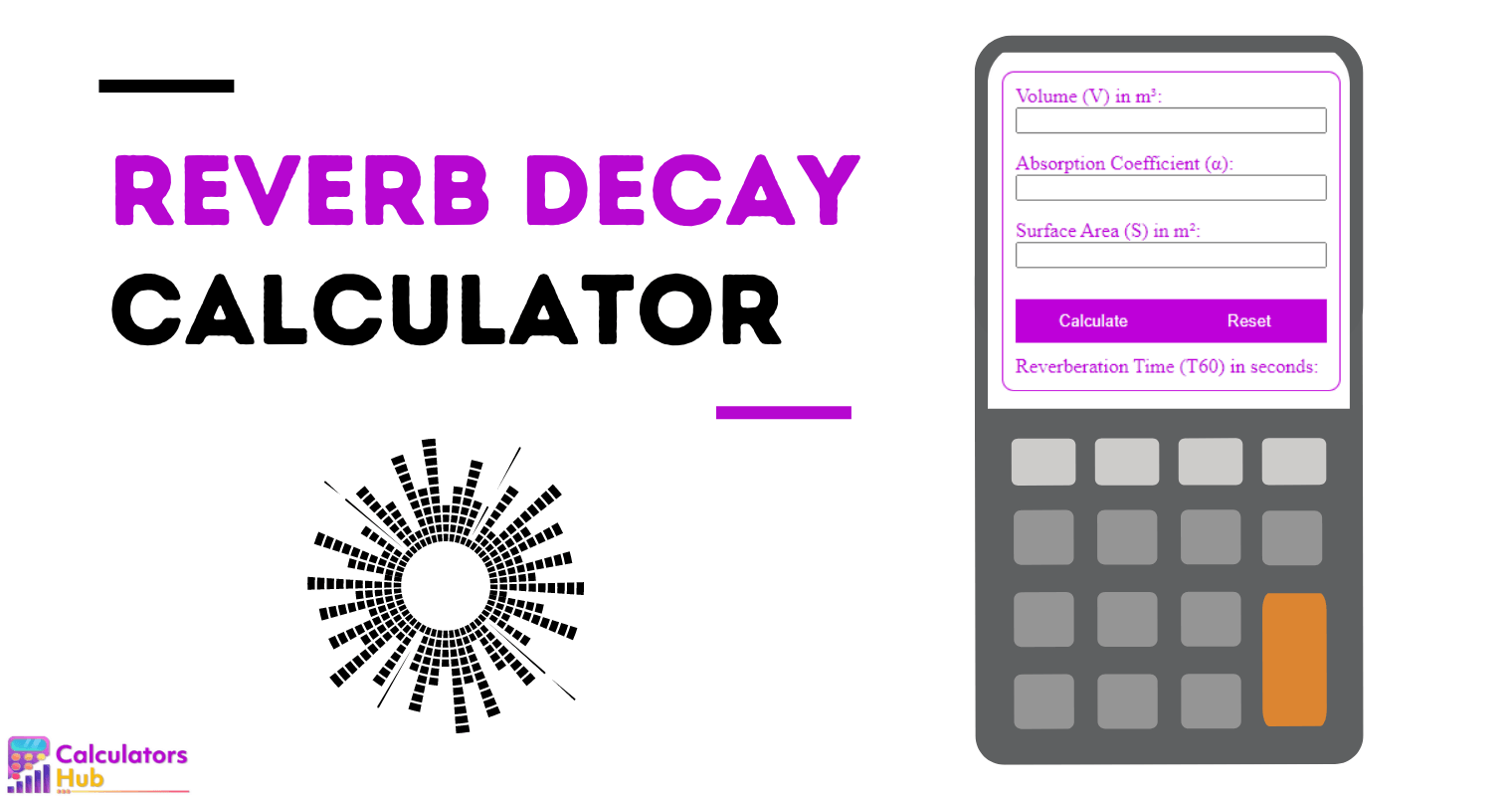 Reverb Decay Calculator