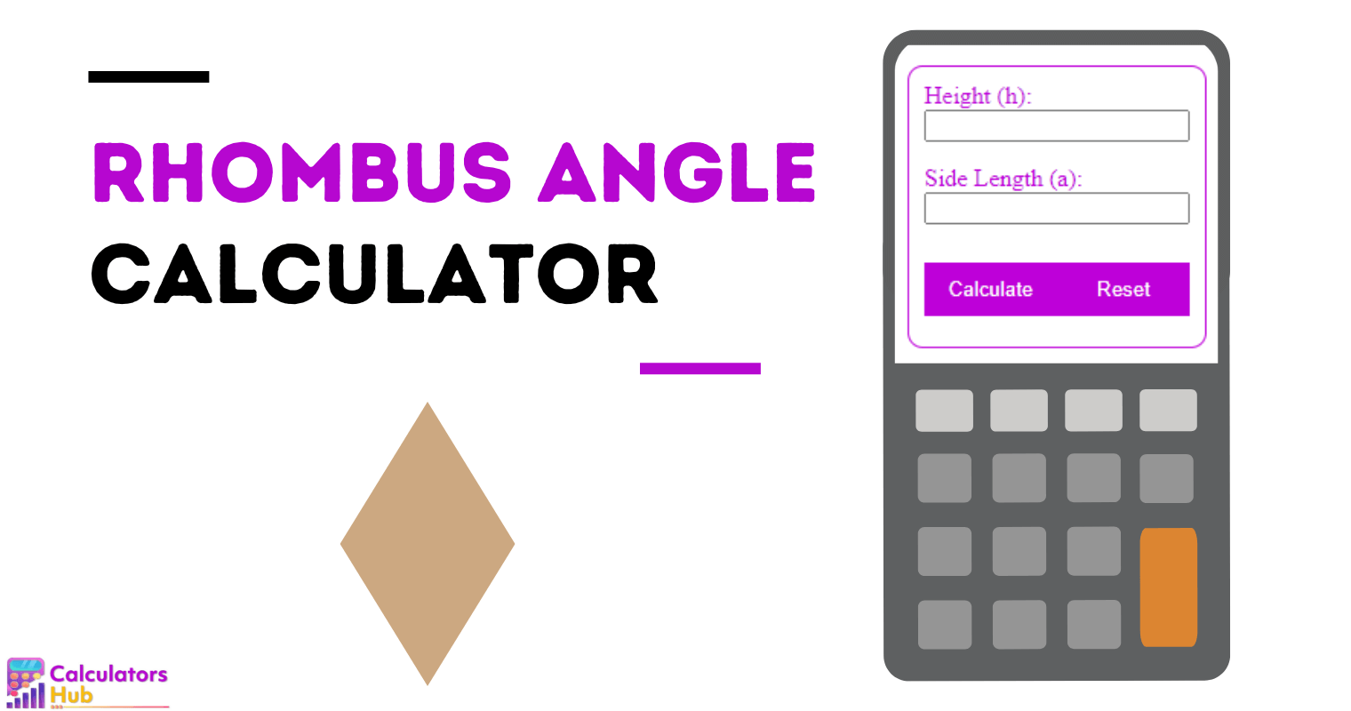 Rhombus Angle Calculator