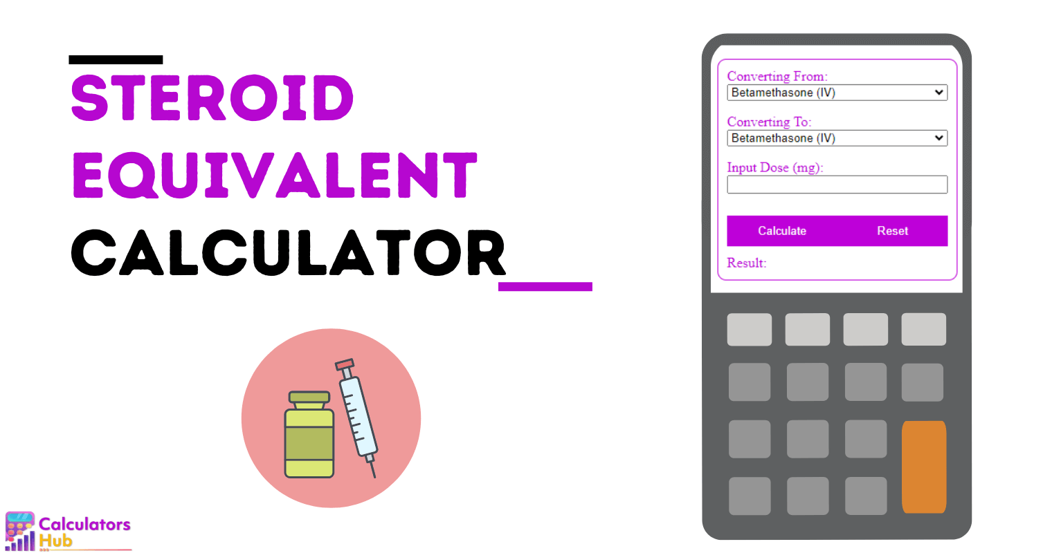 Steroid Equivalent Calculator