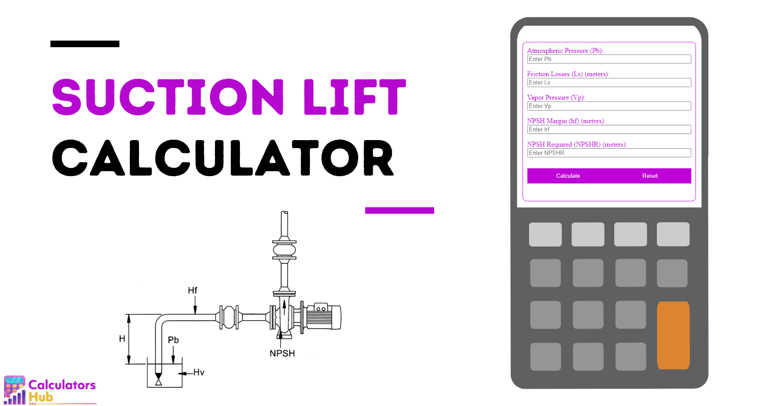 Suction Lift Calculator