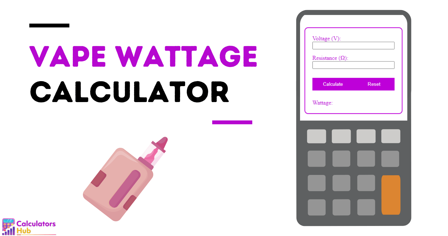 Vape Wattage Calculator Online