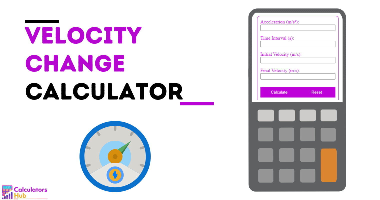 velocity-change-calculator-online