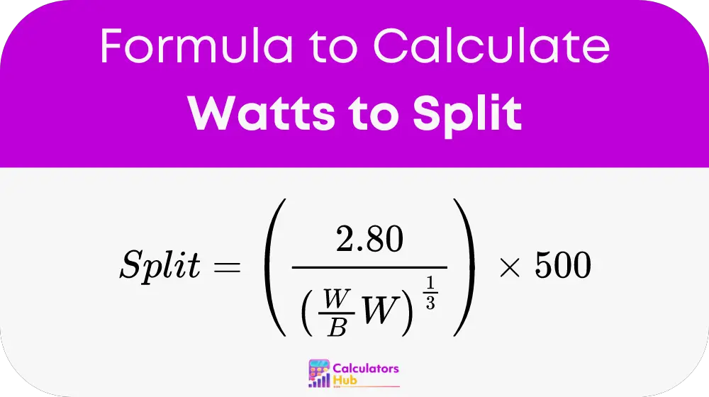 Watts to Split