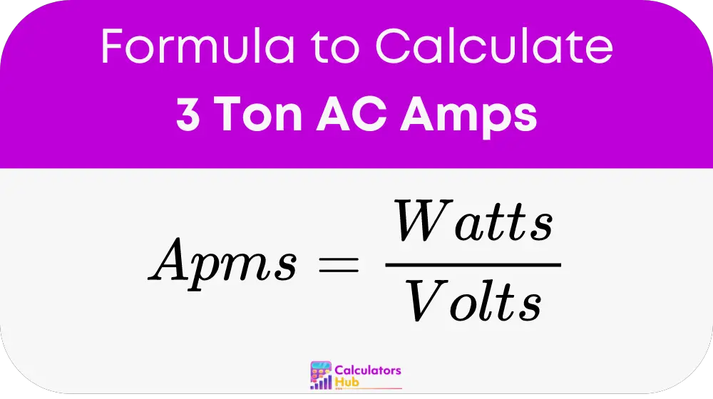 3 Ton AC Amps