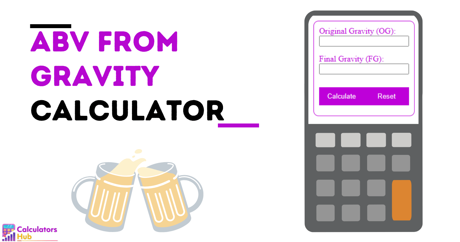 ABV Calculator From Gravity