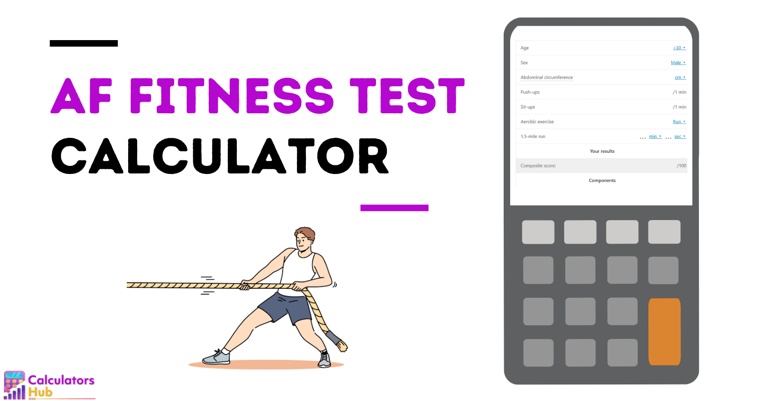 AF Fitness Test Calculator