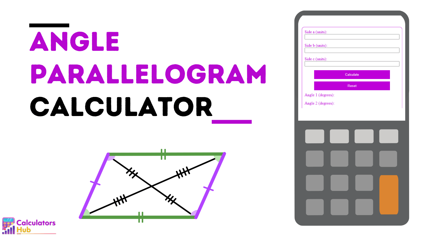Angle Calculator Parallelogram