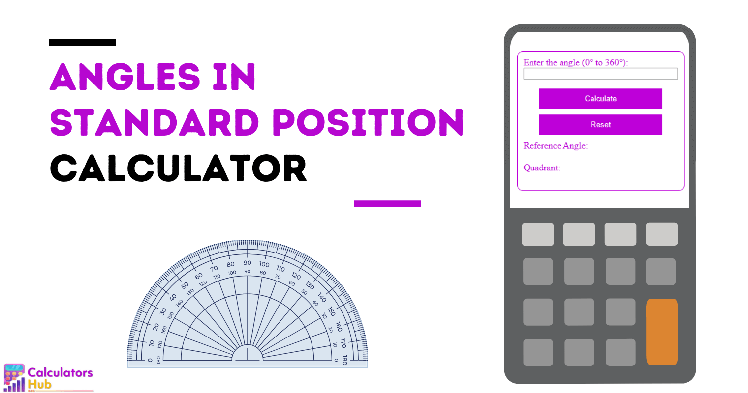 Angles in Standard Position Calculator