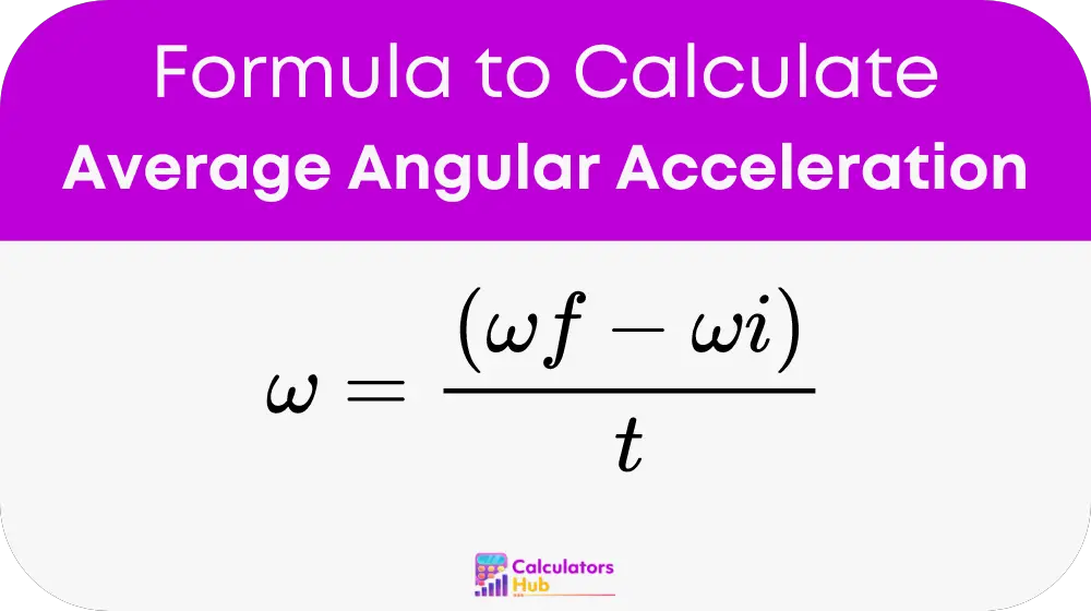 Average Angular Acceleration