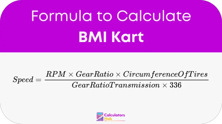 BMI Kart Calculator Online