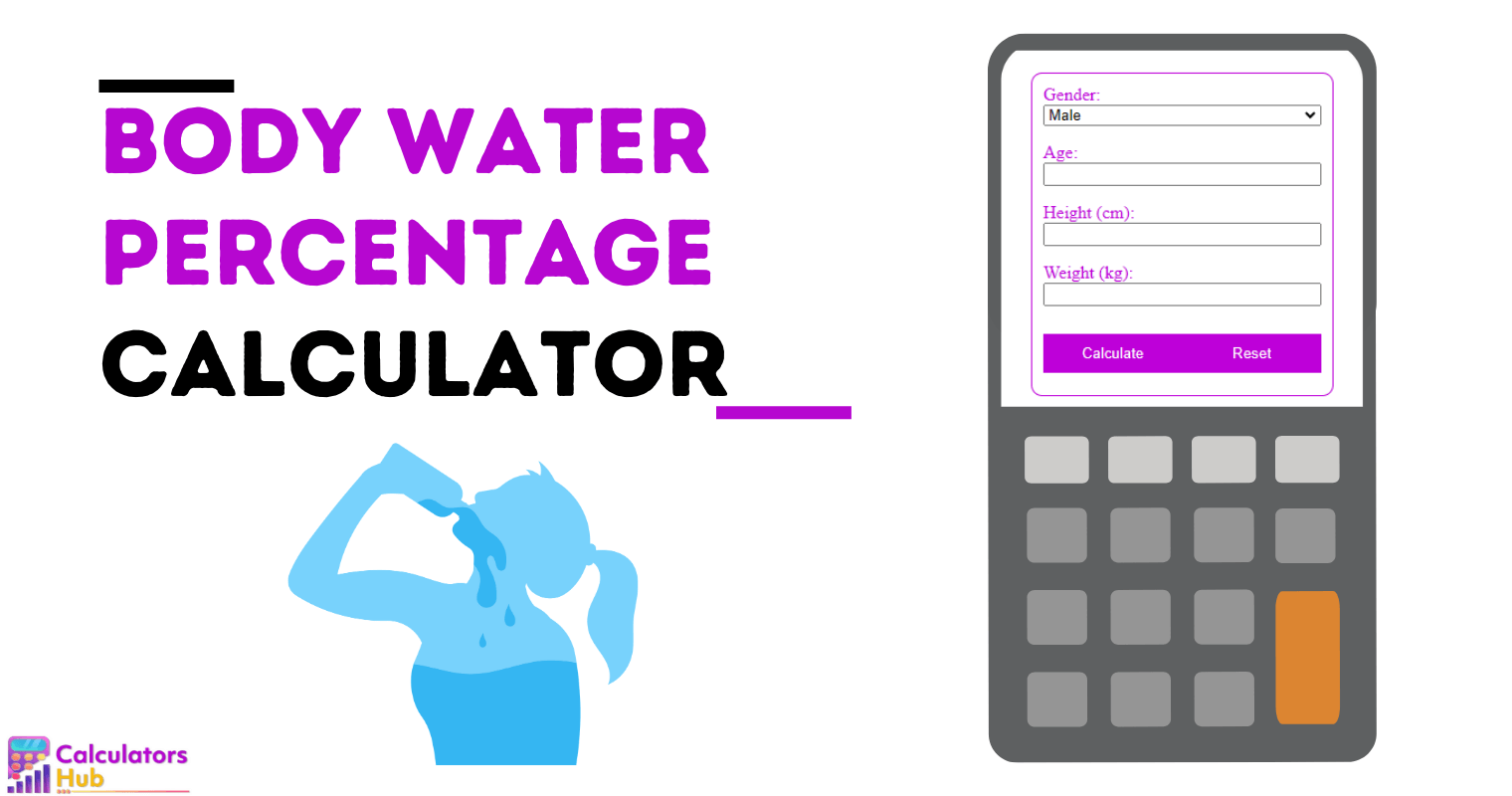 Body Water Percentage Calculator