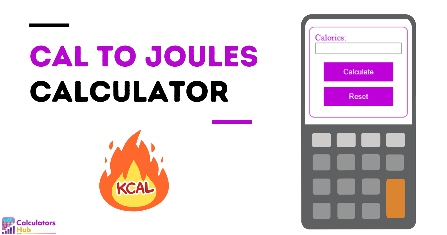 Cal to joules Calculator