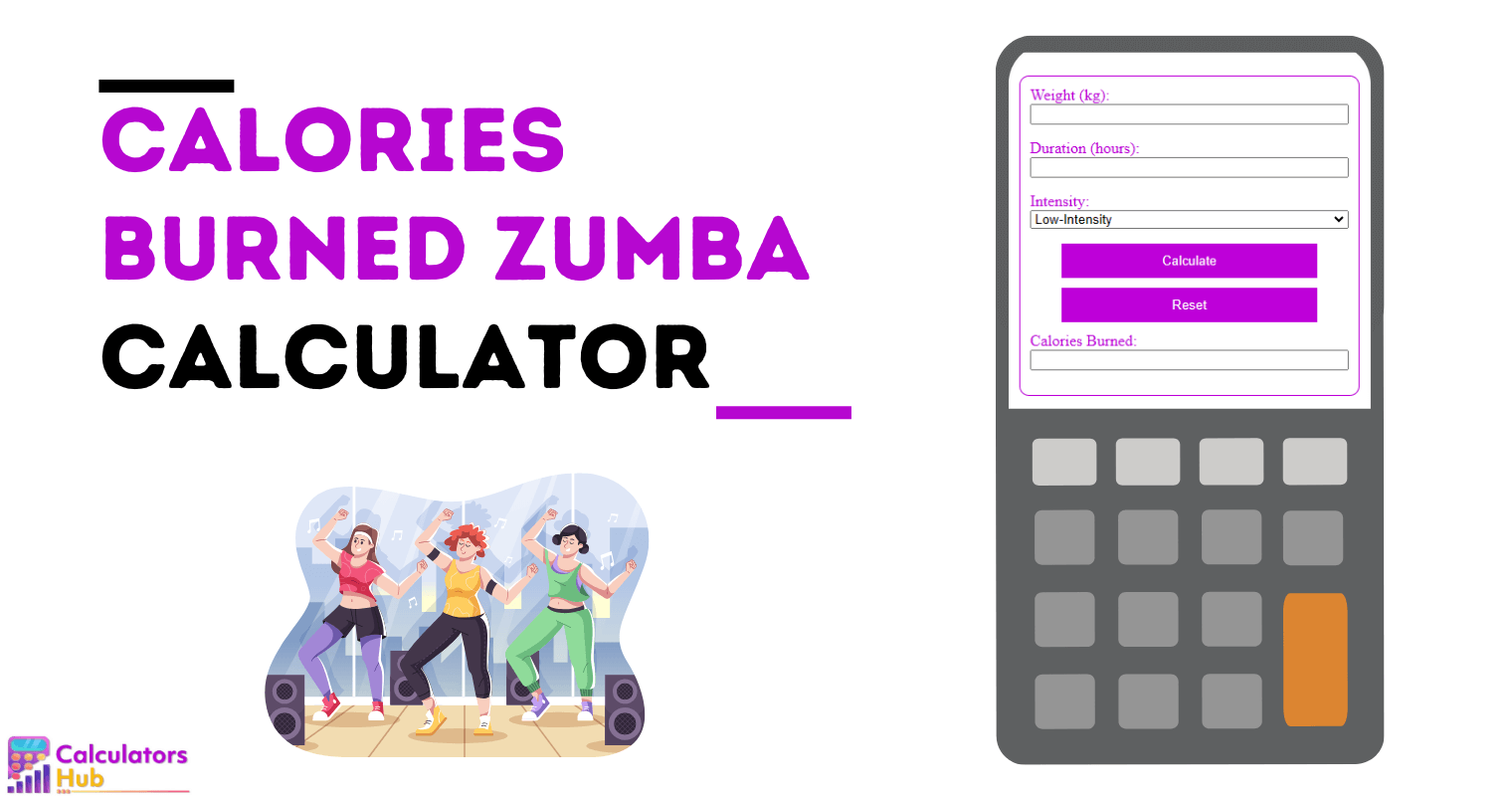 Calculadora de calorías quemadas Zumba