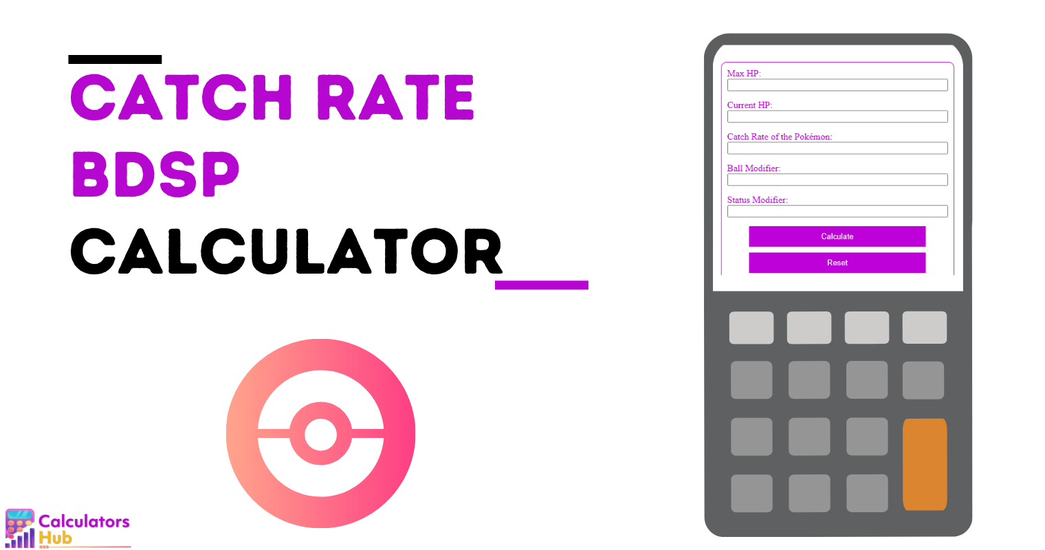 Catch Rate Calculator BDSP