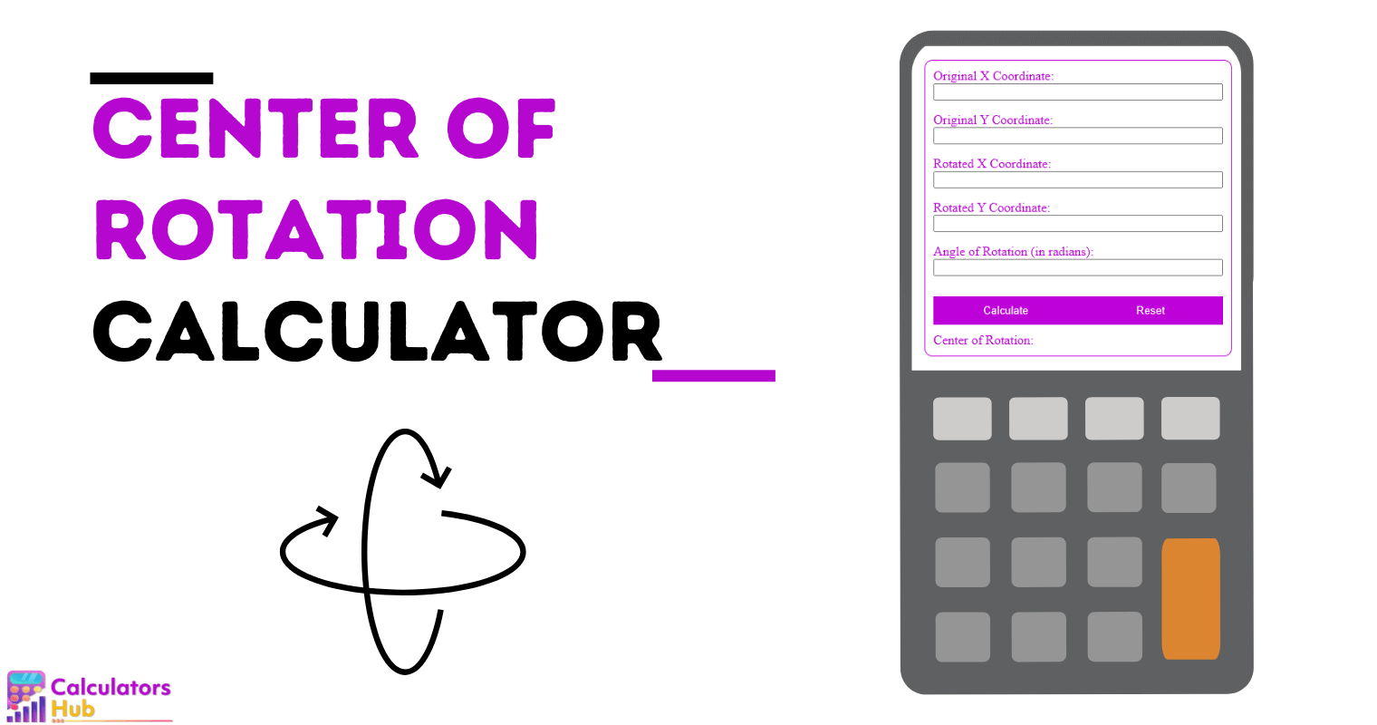 Center of Rotation Calculator