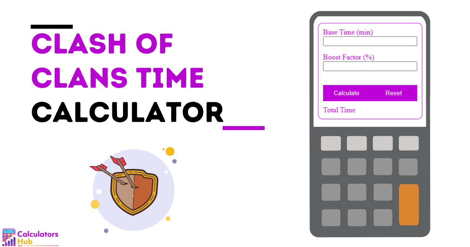 Clash of Clans Time Calculator