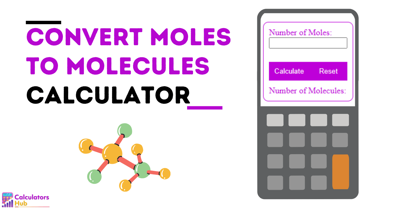 Konvertieren Sie Mole in Moleküle-Rechner