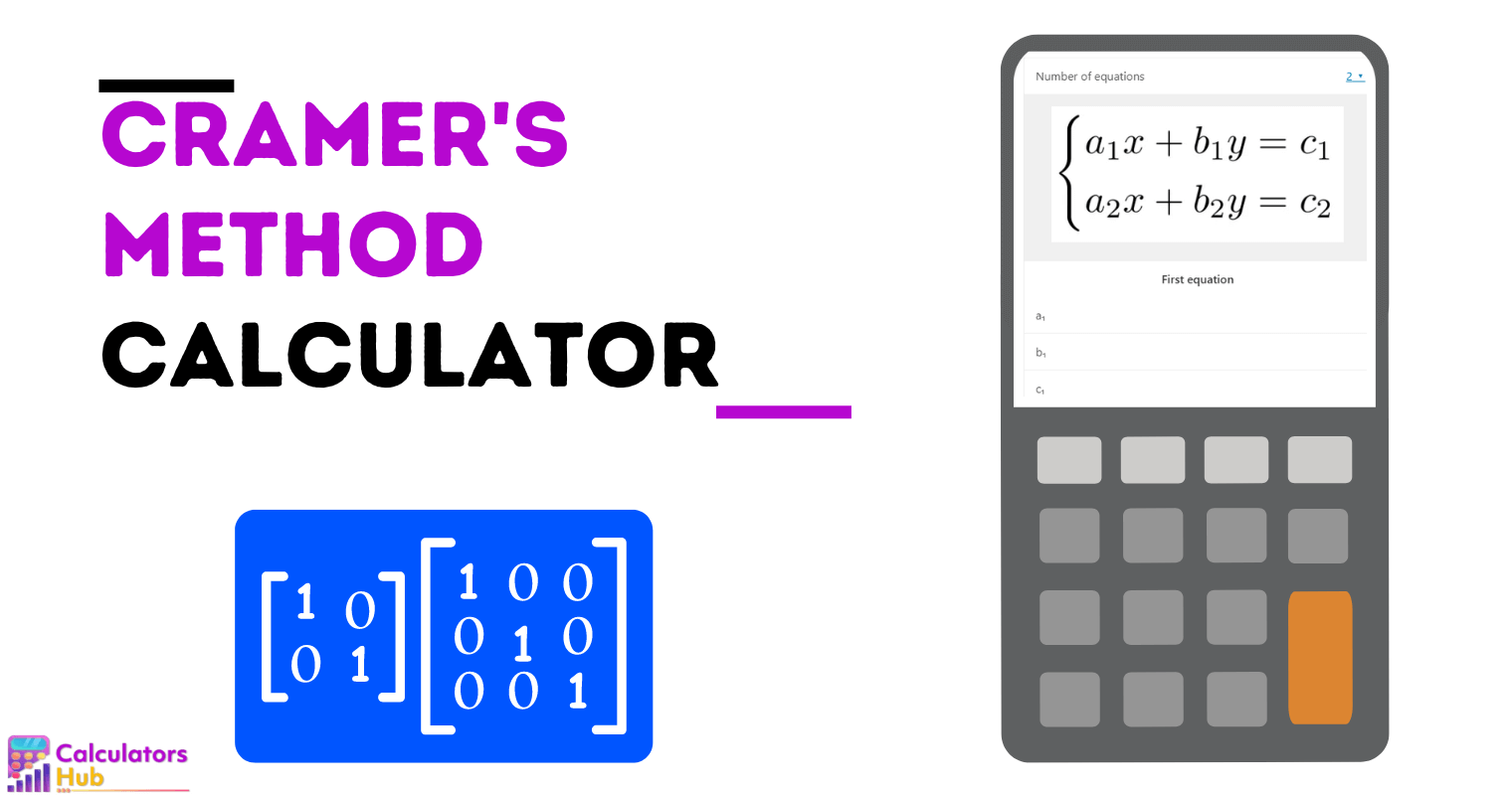 Calculadora do Método de Cramer