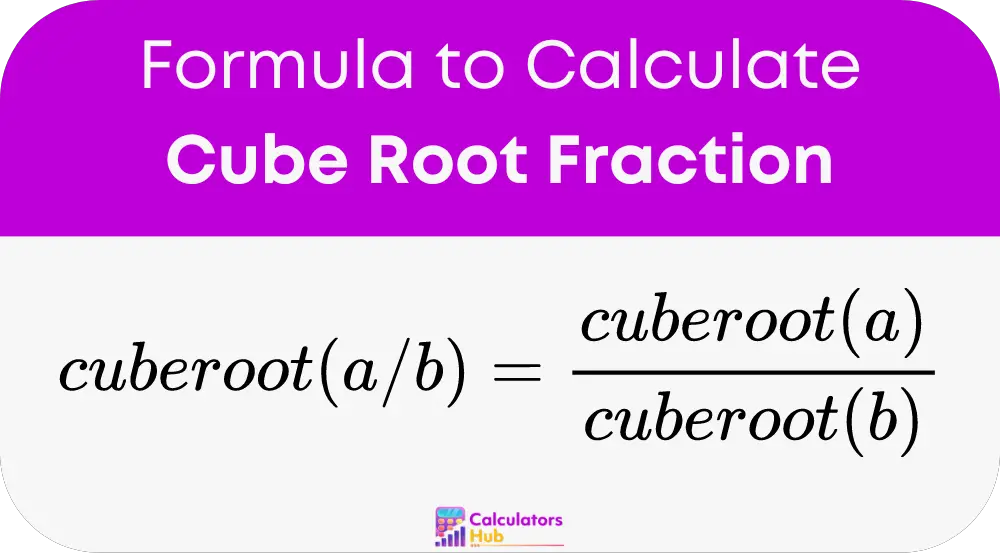 Cube Root Fraction