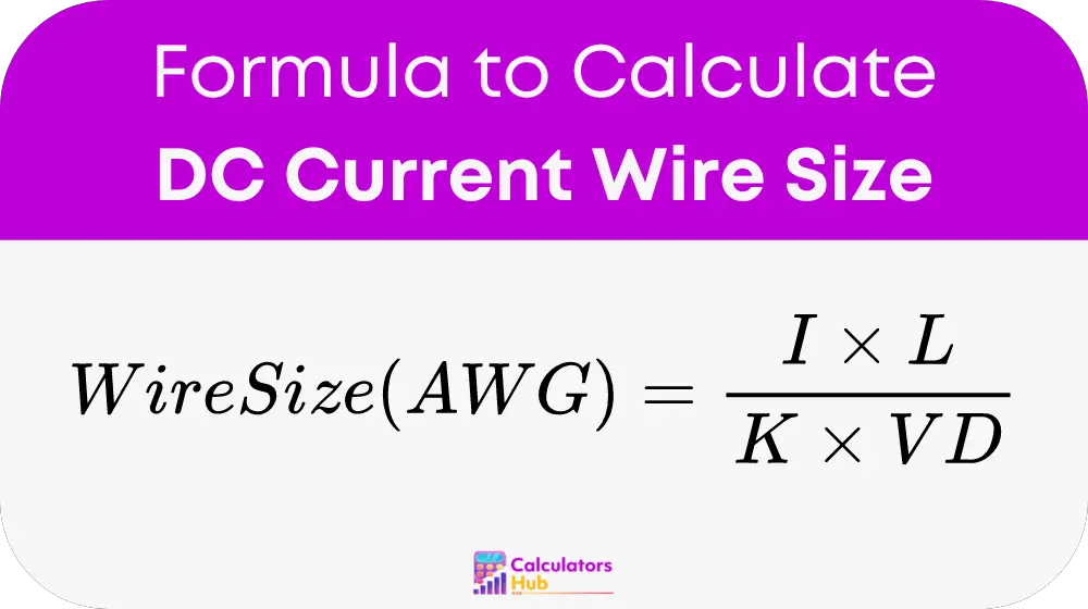 DC Current Wire Size
