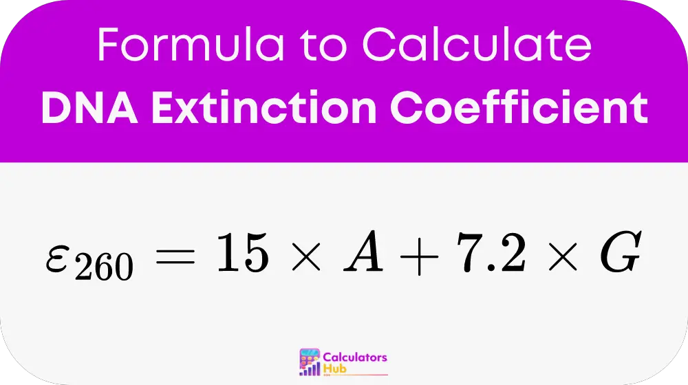 DNA Extinction Coefficient 