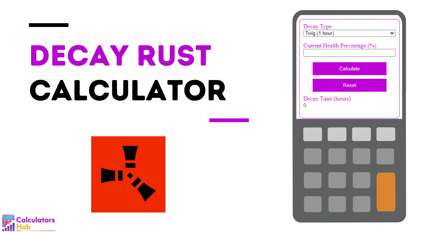 Decay Calculator Rust
