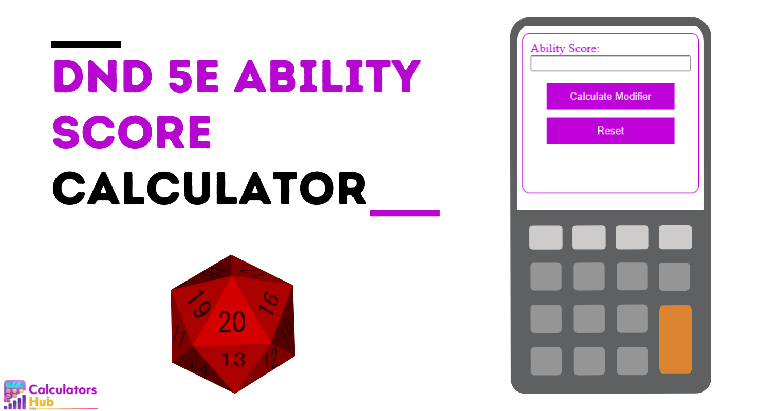 DnD 5e Ability Score Calculator