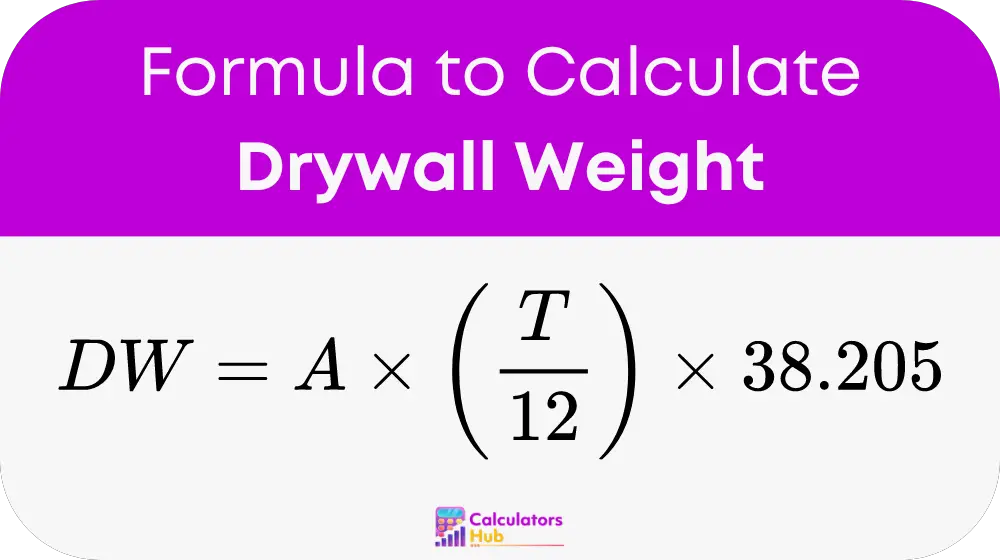 Drywall Weight