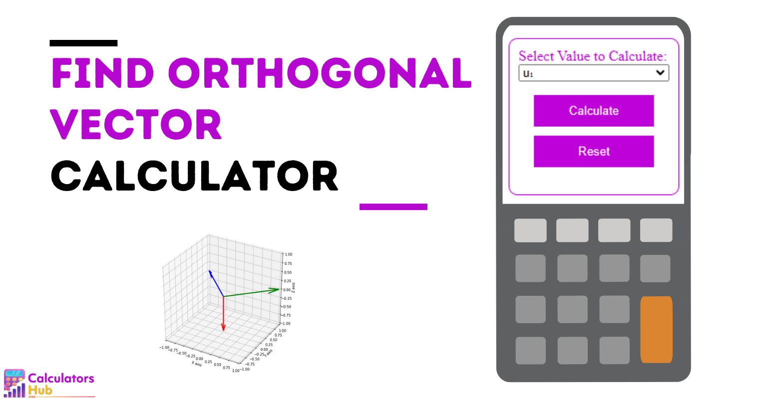 Find Orthogonal Vector Calculator