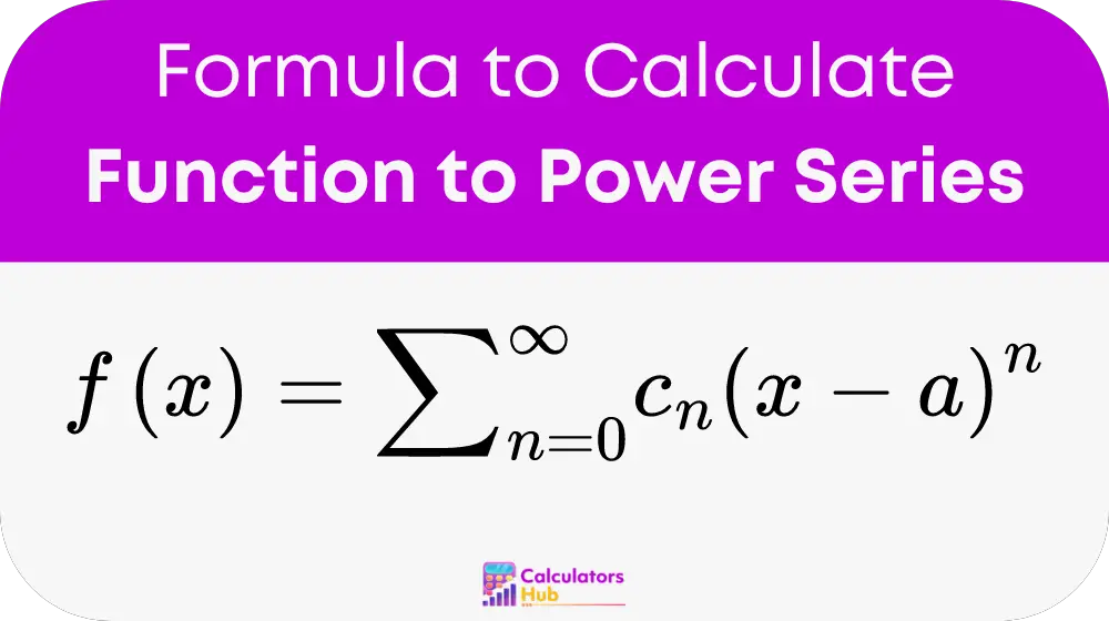 Converteer functie naar Power Series Calculator Online