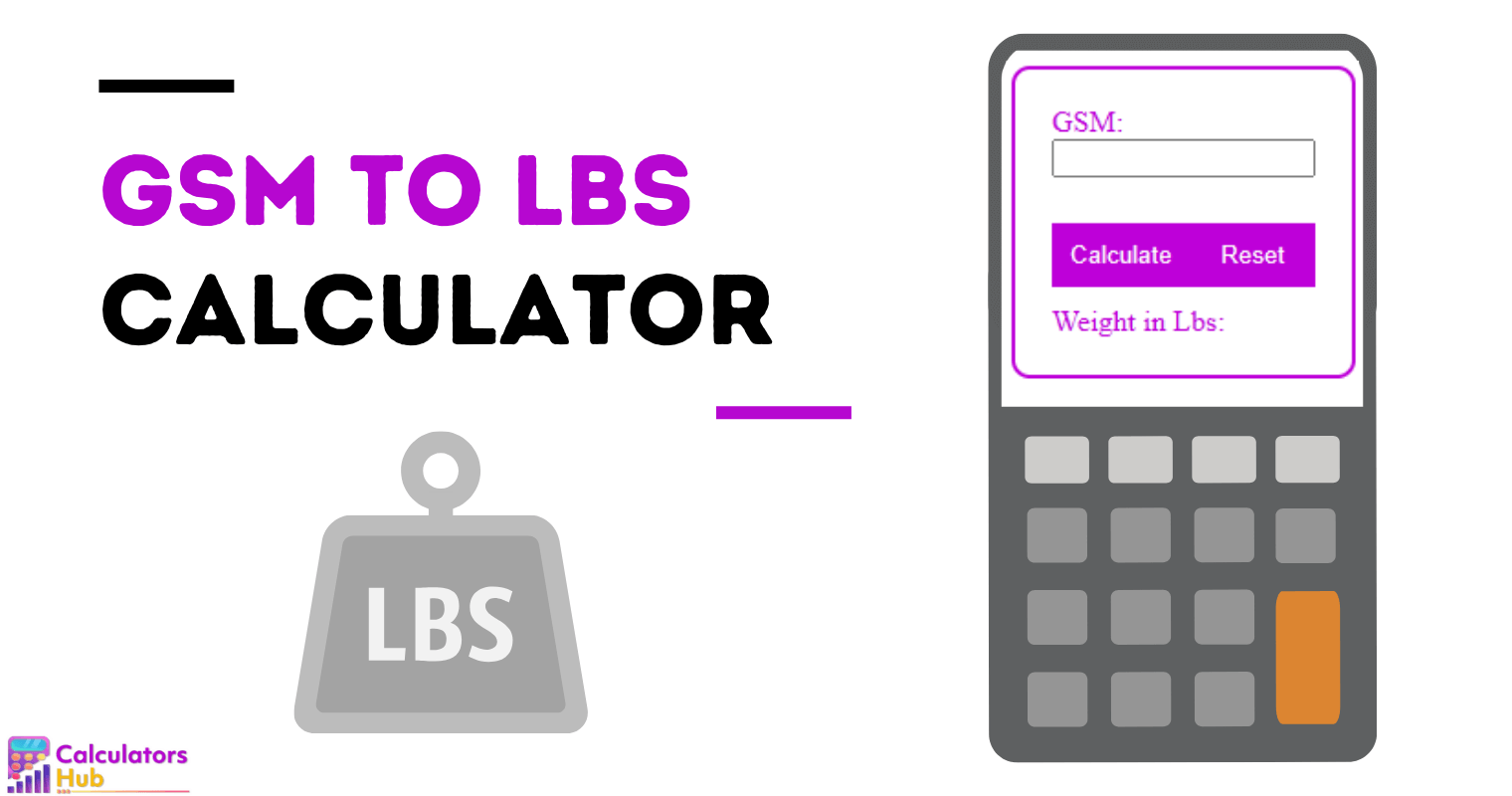 GSM to Lbs Calculator
