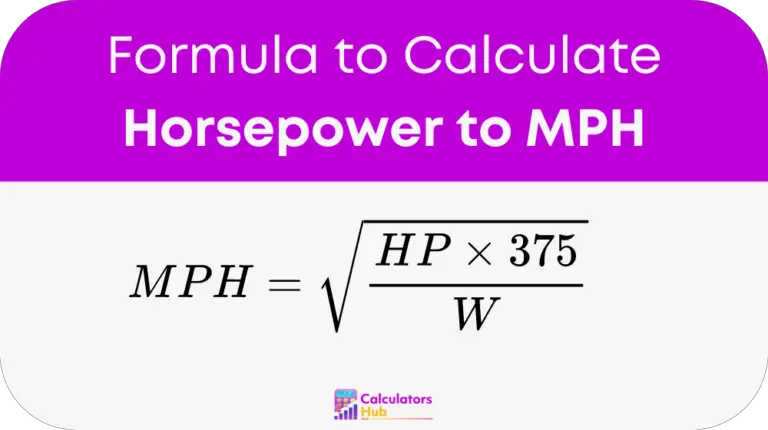 horsepower-to-miles-per-hour-calculator-online