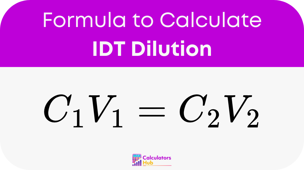 IDT Dilution