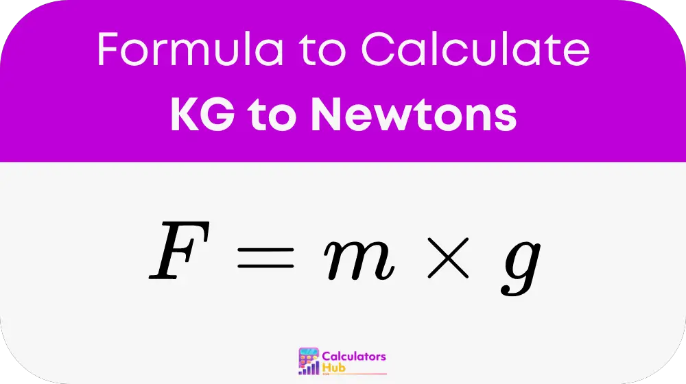 KG to Newtons Calculator Online