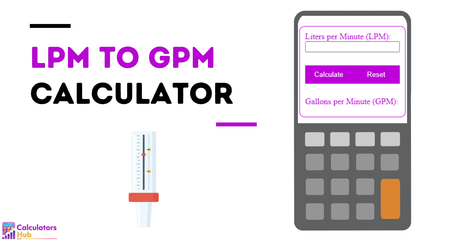 Calculadora de LPM para GPM